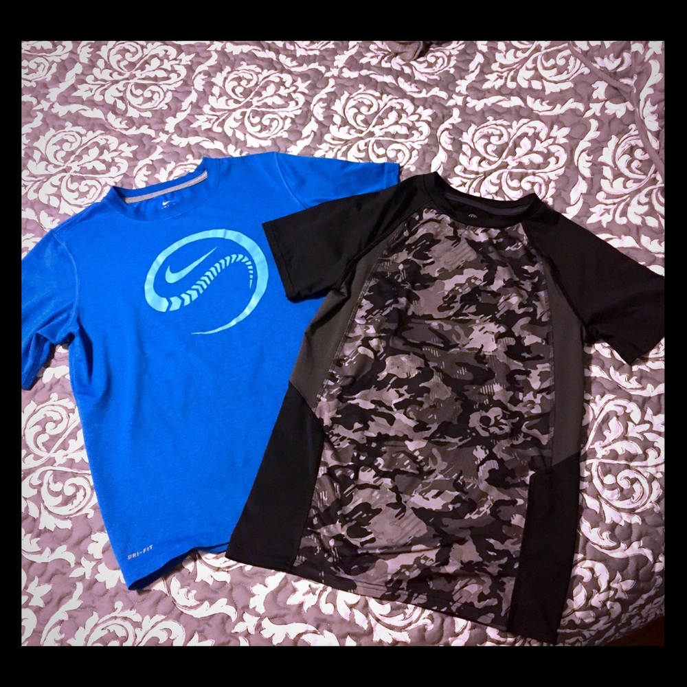 2 boys sport t shirts
